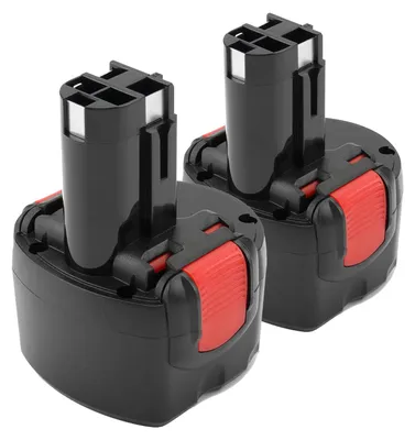 Ni-MH Akku 9,6 V 4000 mAh für Bosch PSR 960, 2er-Pack