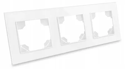 Produktbild von Appio Premium 3-fach Glas-Rahmen Weiß