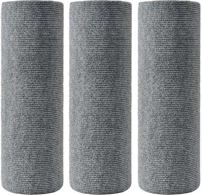 Image de Tapis pour chats, 40 x 210 cm, lot de 3, autocollant, gris