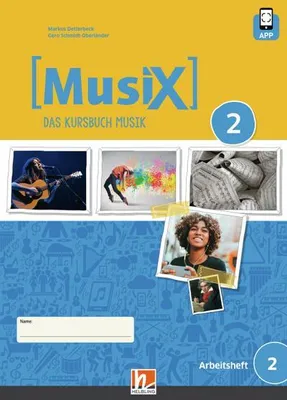 Obrázok produktu pre MusiX 2 (Ausgabe ab 2019) Arbeitsheft 2 inkl. Helbling Media App