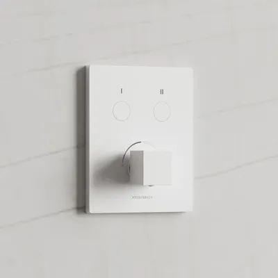 Imagen del producto de Kronenbach: Mezclador empotrado "Smart Push" para 2 consumidores, diseño rectangular