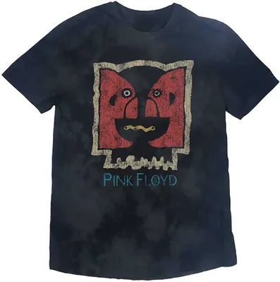Zdjęcie produktu dla Pink Floyd Division Bell Vintage Wash Collection Dip-Dye On Black M Koszulka