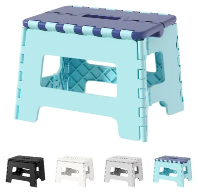 Produktbild von Cetomo 21cm Tritthocker Klappbar Kunststoff, Klappbare Küchenhocker für Erwachse