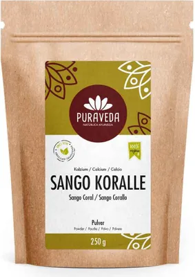 Produktbild von Puraveda Sango Meereskoralle Pulver 250g