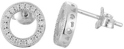 Produktbild von Silver earrings with crystals AGUP917