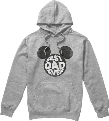 Produktbild von Disney - "Best Dad Ever" Kapuzenpullover für Herren TV4570 (S) (Sport Heide)