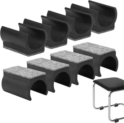 Produktbild von 8er Set Stuhlgleiter für Freischwinger mit Filz Ø 22 mm