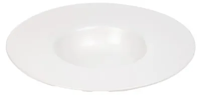 Obrázek produktu pro Talíř jídelní talíř servírovací talíř obědový talíř FAMELIO talíř na těstoviny bílý 28 cm HOMLA