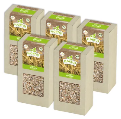 Produktbild von Roggen | Getreidesamen von FLORTUS, Menge:1 kg