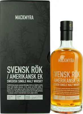 Immagine prodotto di Mackmyra Swedish Smoke American Oak Whisky svedese single malt 0,7l, alc. 46,1 Vol