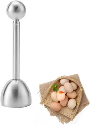 Produktbild von Eiöffner - Eierschalen Divider - Weichgekochter Eierkracker - Eierspitzen Entferner - Eieröffnungs Werkzeug - Eierschalen Cutter - Eierschalenöffner für Roh- und Gekochte Eier