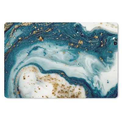 Produktbild von MuchoWow® Mauspad Mousepad Marmor - Farbe - Glitter - Gold 27x18 cm - Mousepads - Maus Mat - Pad - Mausunterlage - Büroartikel - Desk Matten
