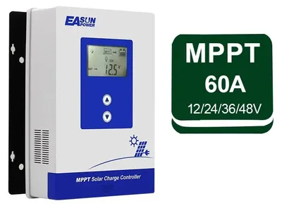 Obrázek produktu pro Solární regulátor nabíjení, technologie MPPT, bezpečnostní funkce, 60 A, Mppt-b
