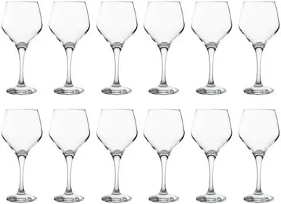 Imagen del producto de Copas de vino tinto – Juego de 12 unidades, gran capacidad de 432 ml, copas de vino con tallo duraderas, aptas para lavavajillas, perfectas para Merlot, Bordeaux y Chardonnay