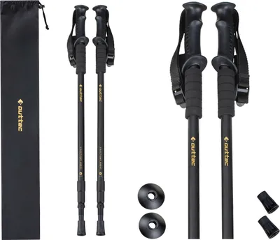 Produktbild von Outtec® Wanderstöcke Nordic Walking Stöcke - 65-135cm - Ultraleicht Trekkingstöcke für Damen und Herren - für Wandern, Trekking - Anti-shock, Teleskop
