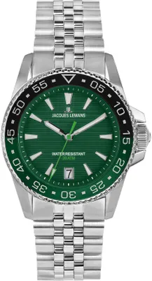 Immagine prodotto di Jacques Lemans Date watch Liverpool Diver Green