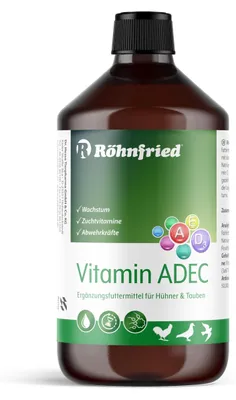 Obrázok produktu pre Doplnok stravy vitamínov A, D, E a C pre slepice a holuby