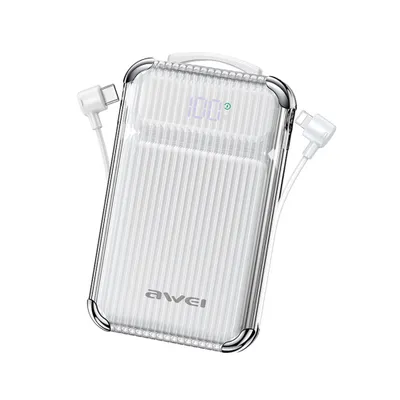 Obrázok produktu pre Powerbank Awei P89K 10 000 mAh, 38,5 W, biela