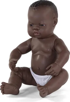 Zdjęcie produktu dla lalka chłopiec o zapachu wanilii 40 cm włosy ciemny brąz