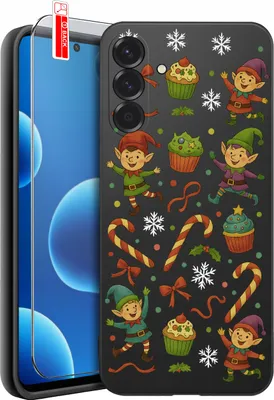 Immagine prodotto di ETUI do Samsung A56 5G WZORY ŚWIĘTA MIKOŁAJ CHOINKA BAŁWAN CASE + SZKŁO 9H