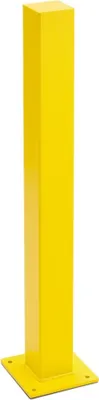 Produktbild von PROREGAL Geländer-Poller XL-Line | HxBxT 100x20x20cm | Kunststoffbeschichteter Stahl | Gelb