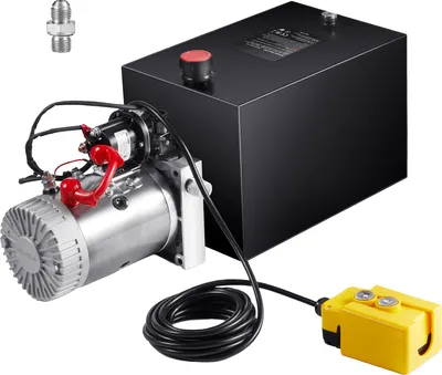 Obrázok produktu pre SucceBuy 12 kvartové hydraulické čerpadlo, jednočinné čerpadlo na sklápanie prívesov, 0,91 GPM, max. tlak 3200 PSI, pohon DC 12 V na zdvíhanie automobilov