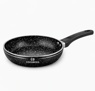 Productafbeelding van Edenberg – Koekenpan 24 cm – EB‑756 – Marmeren Antiaanbaklaag – Inductiegeschikt