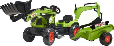 Produktbild von FALK FALK Claas Arion 410 ciągnik na pedały 2040N z ładowarką, koparką i ciągnikiem 2040N
