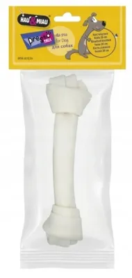 Produktbild von Naturknotenknochen für Hunde, Leckerli, 20 cm, weiß