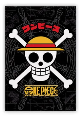 Produktbild von Abystyle Aufkleber ONE Piece - Standardmagnet - Strohhut-Totenkopf