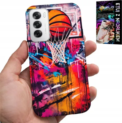 Image de Coque pour Oppo Reno12 5G - Basketball Nba Street Graffiti Basket Fan
