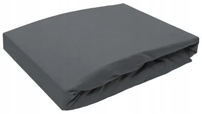 Produktbild von Nyks Jersey Betttuch Baumwolle 140x220 cm Anthrazit