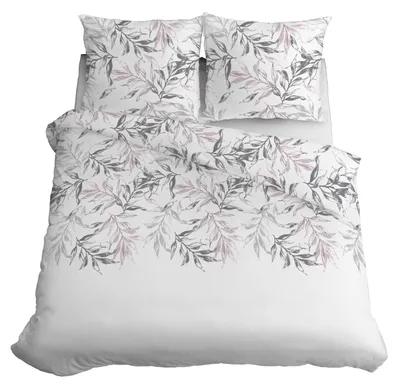 Produktbild von Detexpol Satin-Bettwäsche Set Blumen Baumwolle 220x200 cm