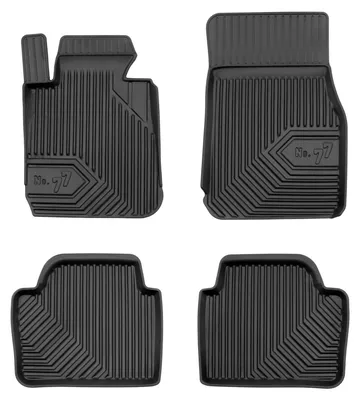 Productafbeelding van Rubberen automatten voor BMW Seria 3 F31 2011-2018 (stationwagen) – 4-delig, zwart, op maat