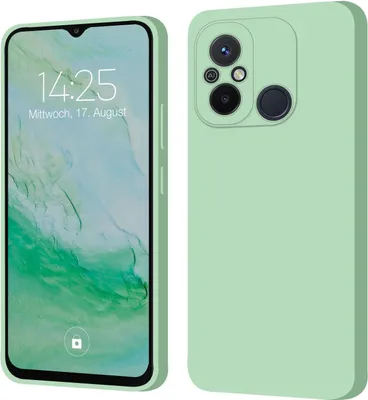 Produktbild von Hülle für Xiaomi Redmi 12C Case Cover Bumper Silikon Softgrip Schutzhülle Farbe: Türkis