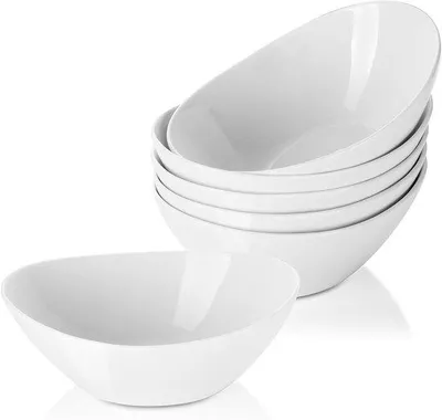 Produktbild von Famanu Frühstücksschalen 16 oz - Set von 6 - Weiß