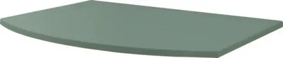 Produktbild von Baden Haus Waschtischplatte 70 cm x 51 cm x 1,6 cm Grün Uni MDF Matt Ohne Ausschnitt Vague