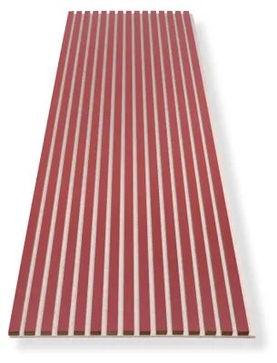 Productafbeelding van HAGEFOL® Akoestische panelen, hout, 240x60 cm, kleur: mauve, vilt: beige, wandpanelen van hout