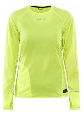 Produktbild von Craft Damen Jacke Pro Lumen Wind Long Sleeve Tee Women Gelb XXL