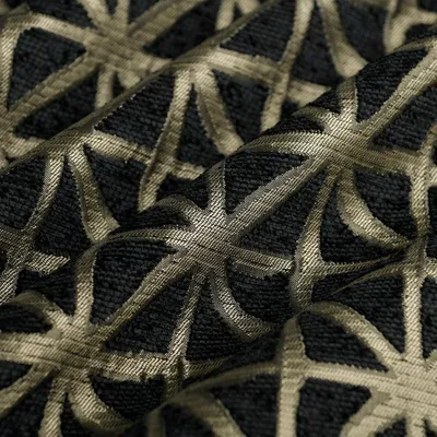 Imagen del producto de Tejido Jacquard, 140 cm de ancho, color y dorado, modelo MT
