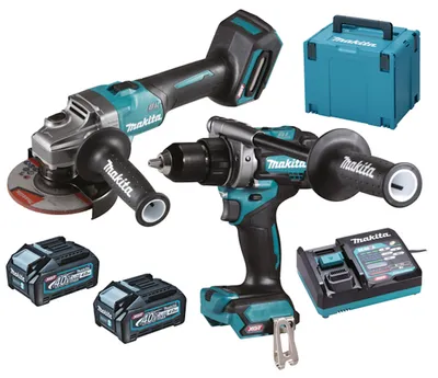 Zdjęcie produktu dla Makita Zestaw Combo 40Vmax Xgt (Ga005G+Df001G) 2X4,0Ah Makpac Dk0124G201