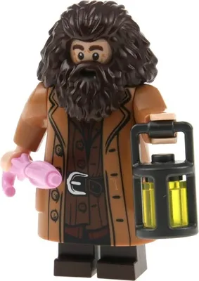Immagine prodotto di 1x Lego minifigure Harry Potter Rubeus Hagrid mantello lanterna ombrello 75954 hp144