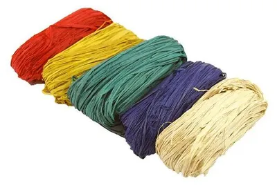 Immagine prodotto di folia Raffia natural bast, colori assortiti