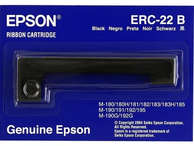 Produktbild von Epson Farbband Epson S015358 ERC22B schwarz