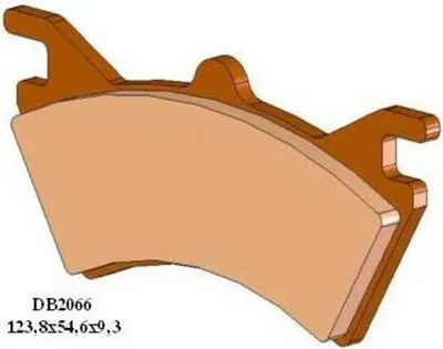 Produktbild von TECNIUM Off-Road/ATV Sintermetall-Bremsbeläge - DB2066-QDN
