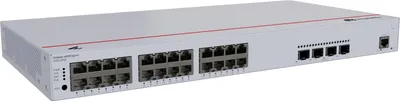 Produktbild von HUAWEI eKit S310 Series S310-24P4X, Managed, L2+, Gigabit Ethernet (10/100/1000), Power over Ethernet (PoE), Rack-Einbau, 1U
