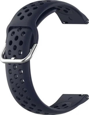 Produktbild von BStrap Silicone Dots Armband für Xiaomi Amazfit GTS, navy blue