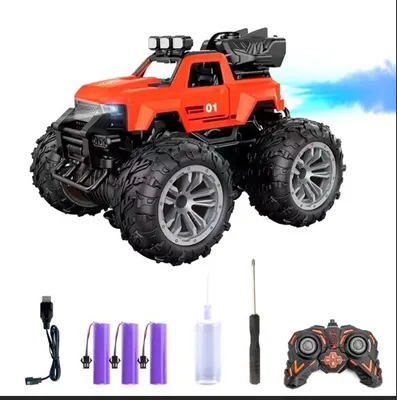 Produktbild von Ferngesteuertes Auto ab 3 5 6 8 jahre, Rc Auto mit Sprühnebel, 360° Rotation Auto Spielzeug für Junge Mädchen
