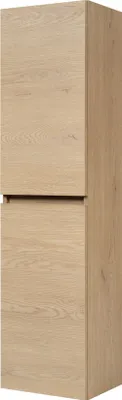 Produktbild von RODAN | Kupelnova Skrinka Vysoka - 35/136/27 CM - Dúb Svetlý - Moderný Dizajn - Funkcia Tichého Zatvárania - Kupelnova Skrinka