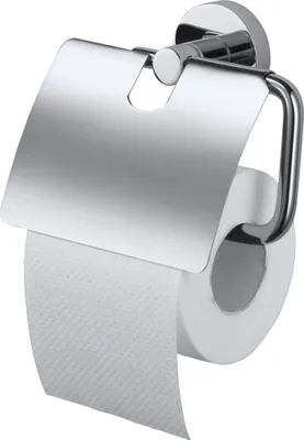 Produktbild von Haceka Kosmos toiletrolhouder met klep 14,3x5x12,9cm chroom